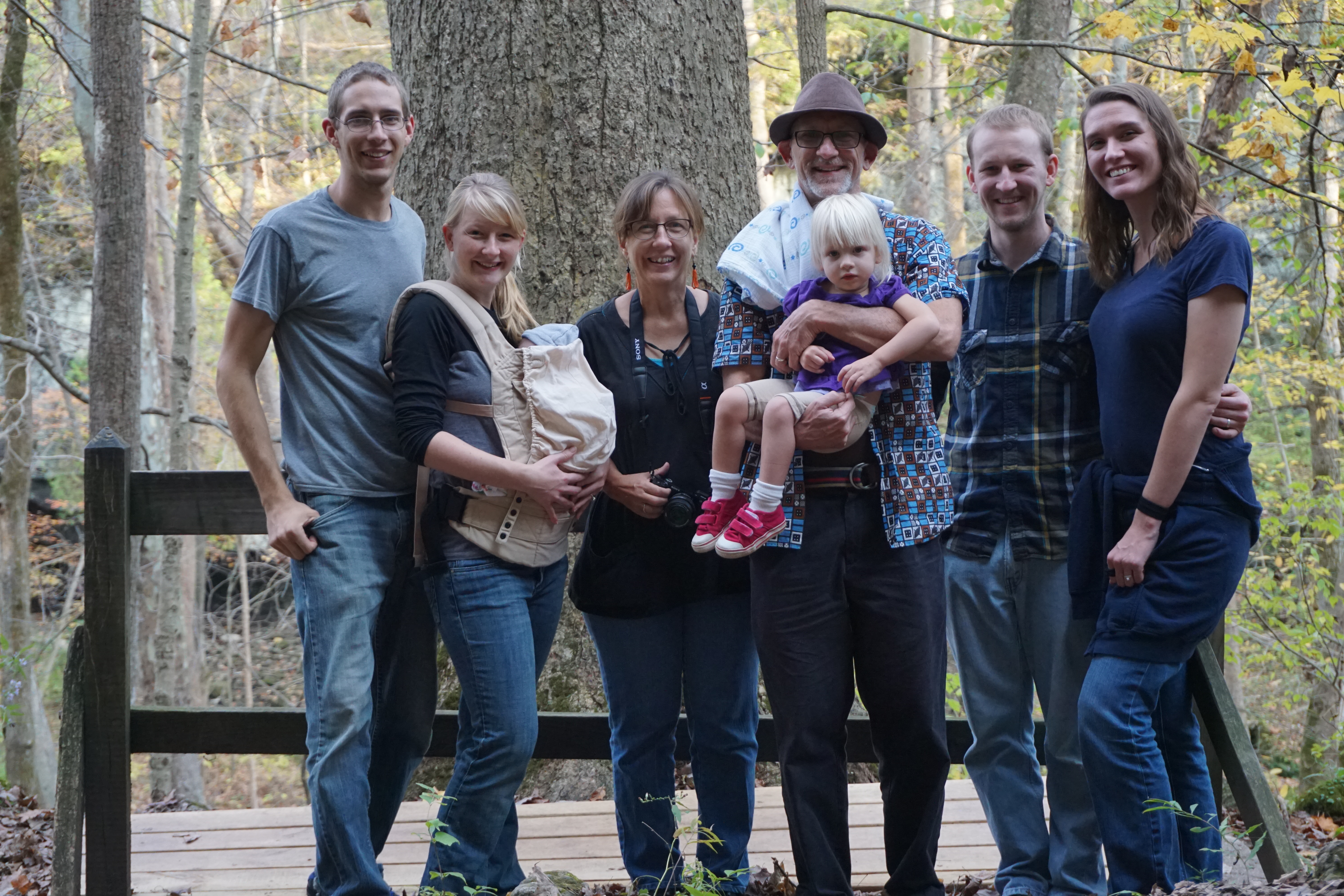 theo’s immediate family: (jamie and kiah in utero, so ott